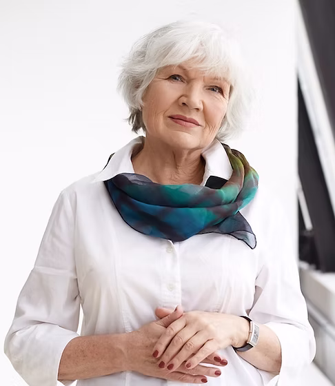 67-year-old woman representing Evanshaw HRP success story